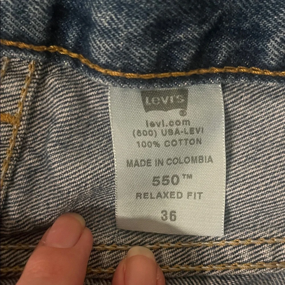 Levi’s 550 Classic Blue Denim Men's Shorts